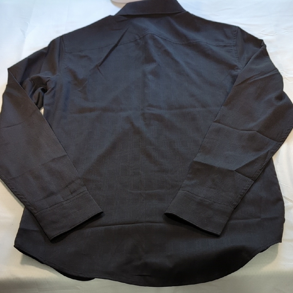 Perry Ellis Charcoal Dress Shirt - Picture 7 of 12